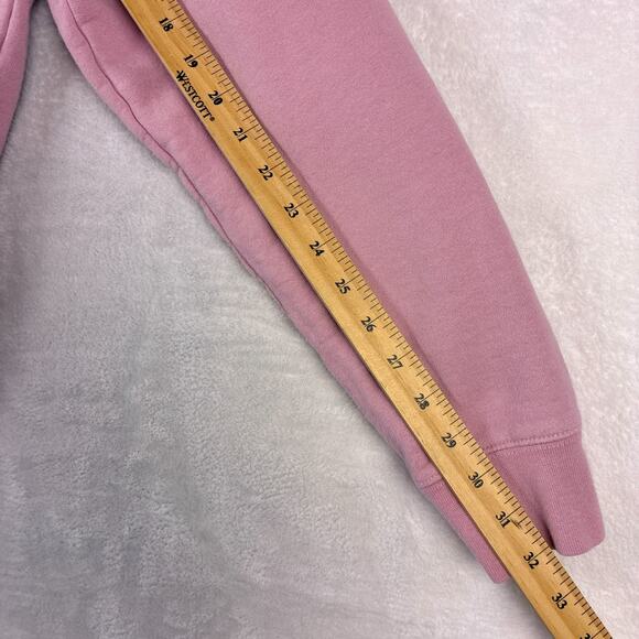Glossier Hoodie Pullover Womens M Pink Classic Streetwear Preppy Yoga Workout - Picture 8 of 10